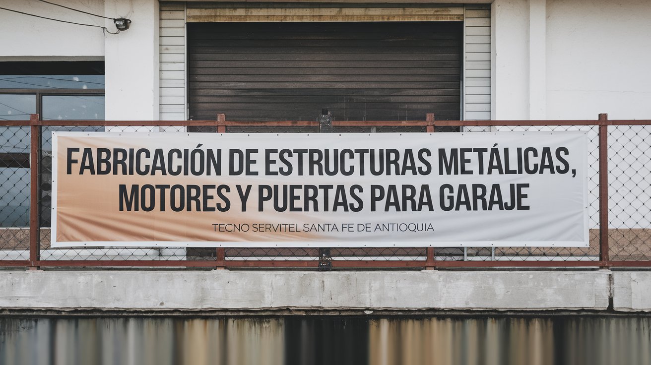 Estructuras metalicas y venta de motores para garaje